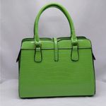 Hernan Bag Collection Women's Shoulder Bag Handbag Purse Croc Embossed Purse Green Photo 2