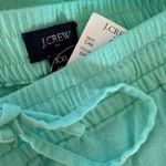 J.Crew Linen Blend High Waist Mint Green Casual Shorts Size XXL NEW Photo 3