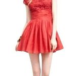 Free People  Women’s Y2K Rose Garden Pink Eyelet Embroidered Mini Dress Photo 0