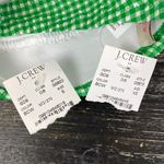 J.Crew Green & White Seersucker Bandeau Bikini Swim Suit NEW XS/S Photo 4