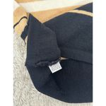 St. John Vintage Sport Marie Gray Small Santana Knit Tan White Black Striped Tee Photo 4