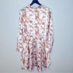 Missguided  Abstract‎ Tie Dye Print Button Down Shirt Dress Size 10 NWT Photo 2