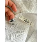 Madewell  | NWT Smocked-Waist Poplin Midi Skirt in white | Sz XL Photo 6