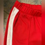 Old Navy  red & white with light pink striped capris, size small Photo 4