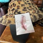 Jessica Simpson NWT Faux Leopard Fur Hat Lot Photo 5