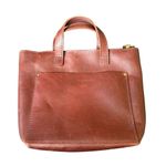 Portland Leather Goods Mini Tote Brown Photo 10