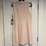 Karl Lagerfeld  Women's Pink Sheath Dress Peter Pan Collar Faux Pearls US 10 NWT Photo 4