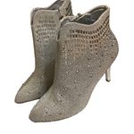 Rhinestone silver star ankle boots size 38 Photo 6