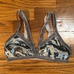 Velvet Bralette in Gray/Silver Gray Photo 0