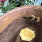 Dobbs Casino Gambler Vegas Panama Straw Fedora Hat Cap Cognac Boater Khaki Size 7 Vintage Brown Photo 4