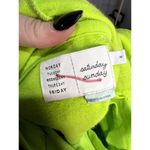 Anthropologie Saturday Sunday Women's Small Green Cropped Oversized Hoodie‎ Photo 5