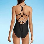 Xersion ‎ Womens One Piece Swimsuit Black XL Photo 1