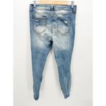 Cello Jeans Light Wash Blue Cotton Blend Denim Distressed Jeans Women's Size 11 Photo 1