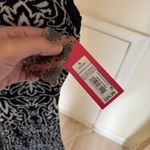 Xhilaration  NWT Women's Black White Print Sleeveless Sweater Dress Size L Photo 2