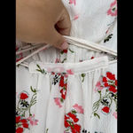 Rebecca Taylor  Marguerite Floral Silk Dress White size 8 Photo 3