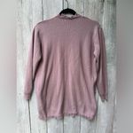 JODIFL Women’s  Rose Pink Fringe Open‎ Front Cardigan Size Medium Photo 1