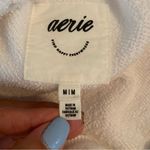 Aerie White Long Sleeve Oversize Hoodie Size Medium Photo 5