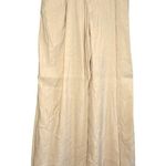 CAbi Linen Blend Cream Wide Leg Pants Size 6 Photo 0