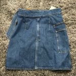 Nanushka Yeva Denim Wrap Skirt in Blue, Size L Blue Size L Photo 4