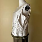 Ann Taylor Vintage Silk Embroidered Top & Wide Leg Pants Set Y2K Size 8/10 Photo 4