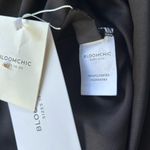 NWT!Black Gold button, detail, back slit Elegant Black Skirt Size 26 or 4X Photo 7