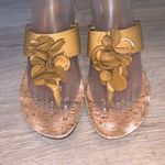 Nicole NCurrent mustard yellow wedges Size 8 Photo 2