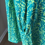 Soft Surroundings  Santiago Gaia Tropical Green Pullover Short Sleeve Midi Dress Photo 5