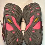 Keen  Dry Burgundy Lace Up Shoes Womens Waterproof Hiking Sneakers Photo 9