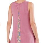 Matilda Jane EUC  Adventure Begins Secret Garden Swing Tank Top Pink Floral Small Photo 1