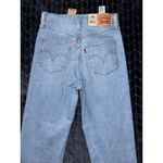 Levi's Womens RIBCAGE STRAIGHT ANKLE Blue Denim Distressed Size 30 NWT Photo 6