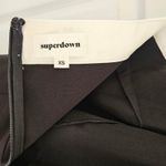 superdown New Laurien Cross Front Dress in Black Maxi White Backless Gown XS Photo 6