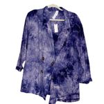 Anthropologie NWT Amadi Shine Linen Blazer Tie Dye Photo 2