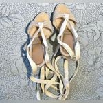 UGG  Australia Amelie  Linen Espadrille Wedge Sandals w/ Shearling Boho Sz 7💛 Photo 11