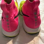 Nike Bright Pink and Lime Green Sneakers Photo 7