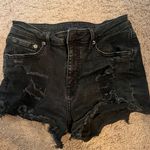 Aeropostale Black Ripped Jean Shorts 6 Photo 1