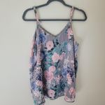 Torrid Sophie Chiffon Swing Cami in Harmonic Floral Formal Grey NWT Photo 5