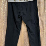 PINK - Victoria's Secret  VTG Y2K Black Gold Cheetah Foldover Sequin Bling Leggings Photo 0