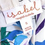 Ingrid And Isabel Tie Back Woven Maxi Maternity Dress  White Floral Small Photo 3