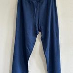 SKIMS  Lightweight Fleece Shrunken Jogger in Washed Navy, Size Medium Photo 8