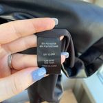 Joie Faux Vegan Leather Black Oversized Blazer Jacket Coat Blogger Favorite. Photo 7