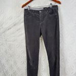 AG Adriano Goldschmied AG Jeans The Stevie Ankle Petite Corduroy Gray Slim Straight Pants Size 28P Photo 7