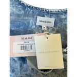 NWT Thread & Supply Acid Wash Carmel Midi Spaghetti Strap Slip Dress Medium Blue Photo 4