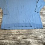 Loft Women's Lightweight Long Sleeve Baby Blue Tight Knit Sweater M Med Medium Photo 7