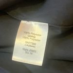 J.Crew Factory Dress 16 Blue Black Cream Floral Faux Wrap A Photo 4