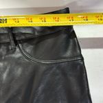 Joie  Sleek Black Women's faux leather fleece lined straight leg pants 12 soft Photo 10