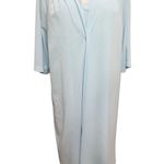 Vassarette Vintage Robe Night Dress S Baby Blue Nylon Night Gown Grannycore USA Photo 1