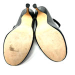 Max Studio  size 6.5 M mary jane heels pumps genuine snakeskin‎ leather gray Photo 7