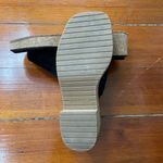 Vince  Maddy B Suede & Cork Platform Sandals in Black - Women's Size 8.5 💛 Photo 6