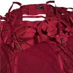 Torrid Curve Red Mesh Lace Cage Cutout Underwire Chemise Lingerie Size 5X Photo 5