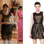 Club Monaco Bria Metallic Gold Honeycomb Mesh Cocktail Dress Sleeveless, Size 6 Photo 1